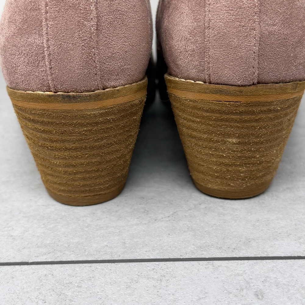 Corkys Vegan Suede Zip Ankle Boots Size 9 - Picture 7 of 15